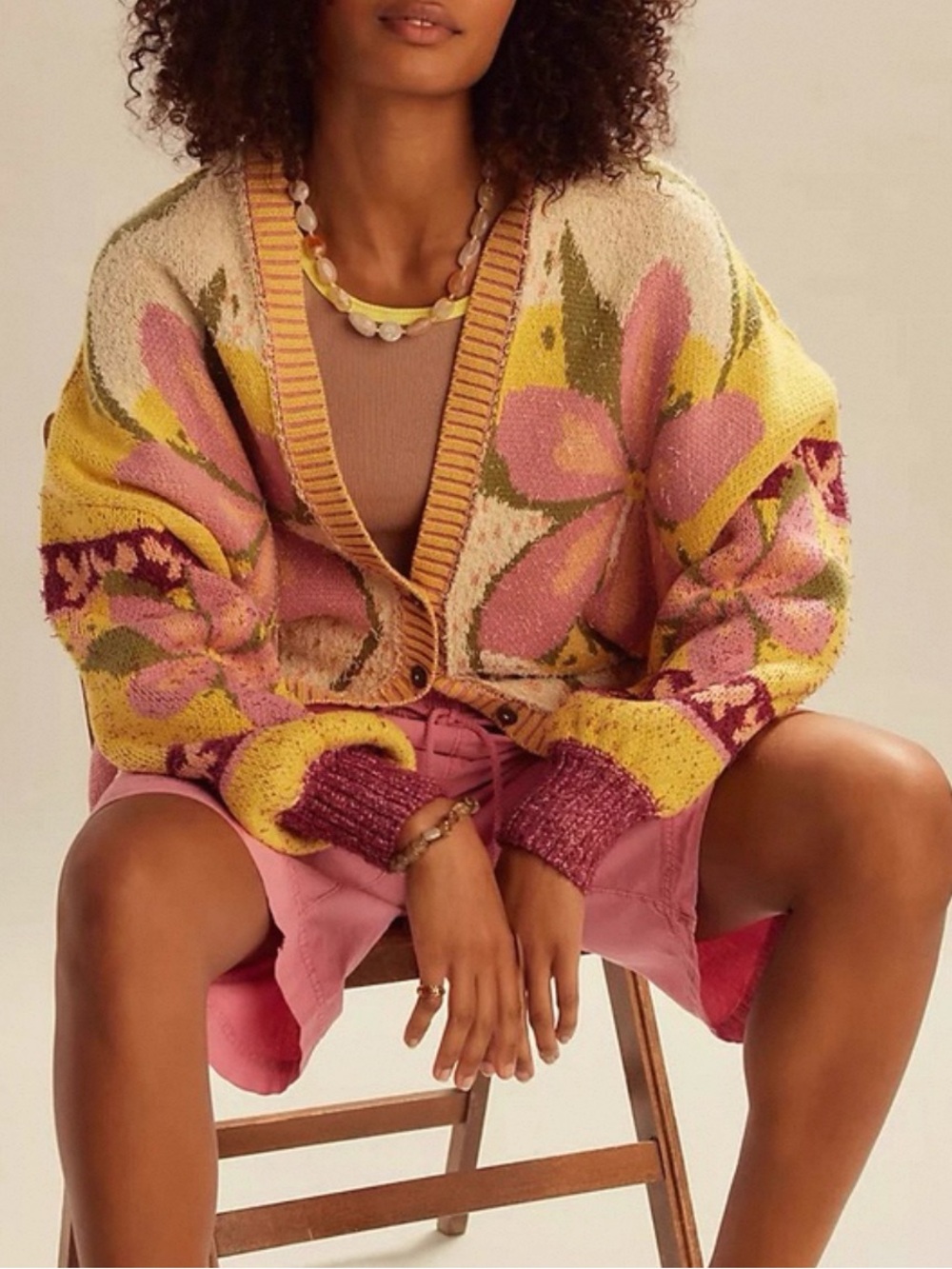 Free People Bali Tropical Garden Sweater - Picture 2 of 6